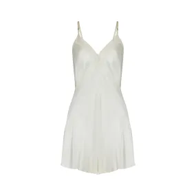 1940s CC41 Cream Satin and Lace Teddy Slip