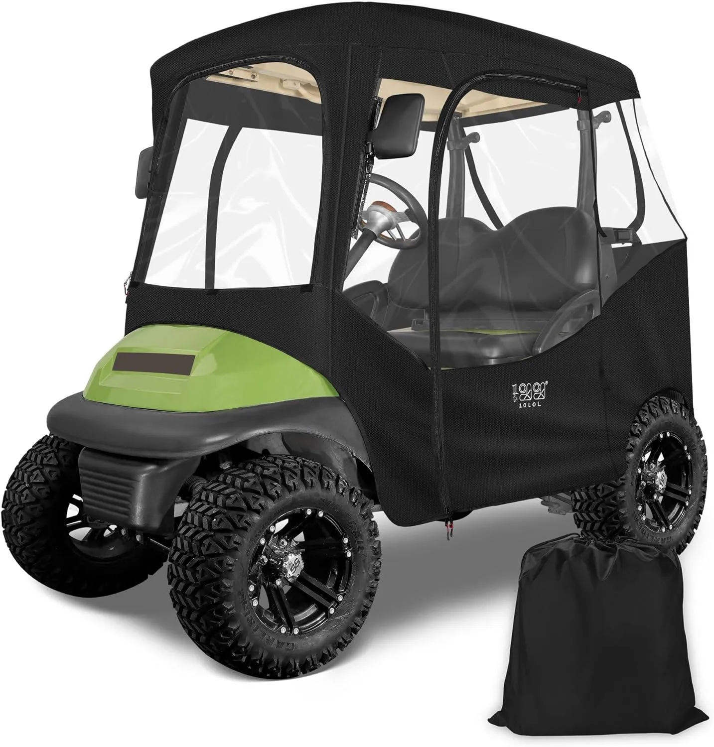 2 Passenger Golf Cart Cover & Enclosure Waterproof for Club Car  DS Precedent - 10L0L