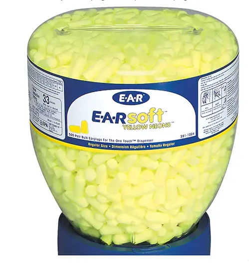 3M-EAR SOFT YELLOW NEONS REFIL 400/PK