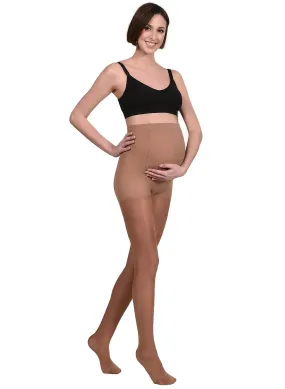 40Den Maternity Tights  - Nude