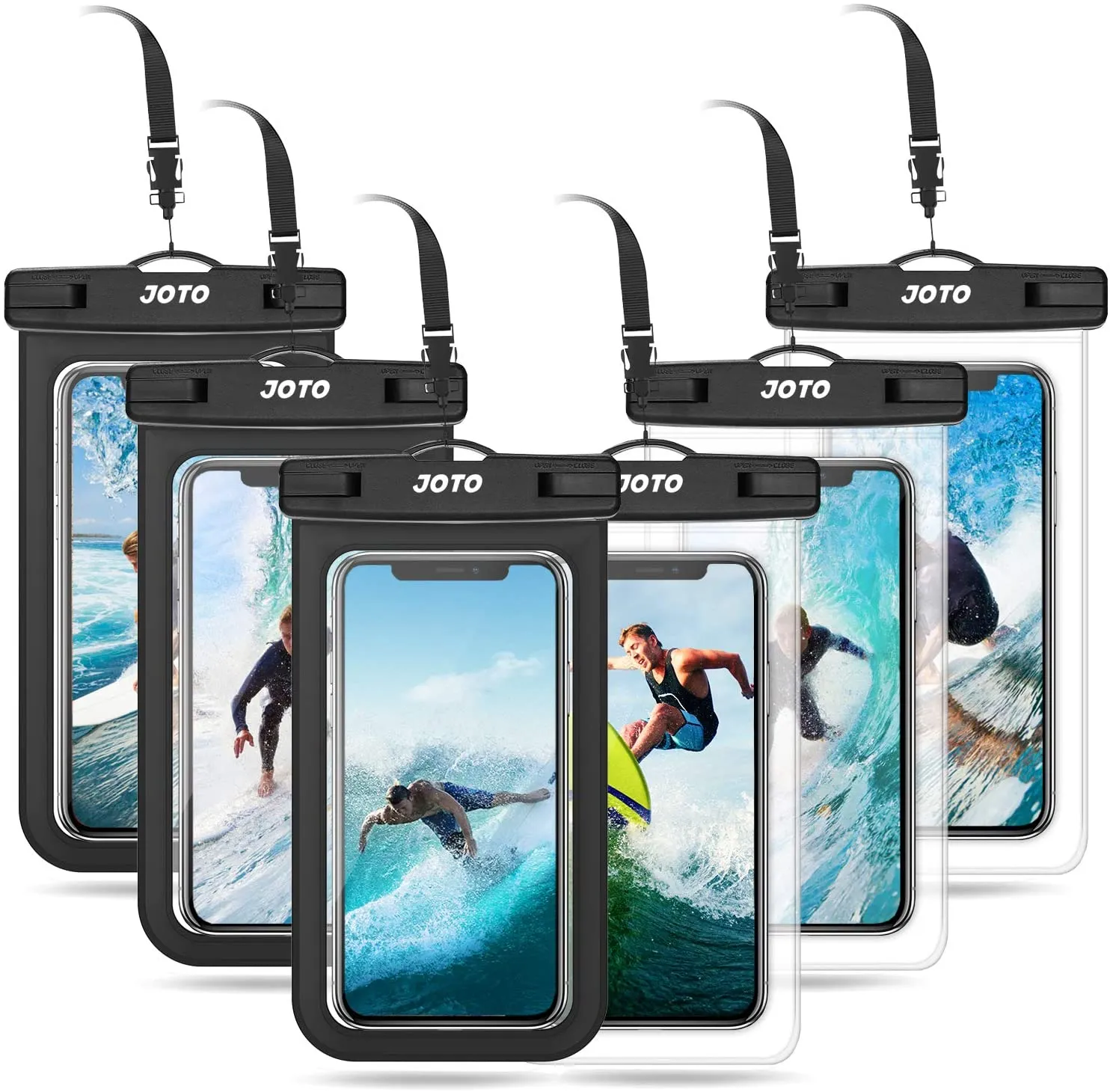 (6 Pack) Universal Waterproof Phone Pouch | JOTO