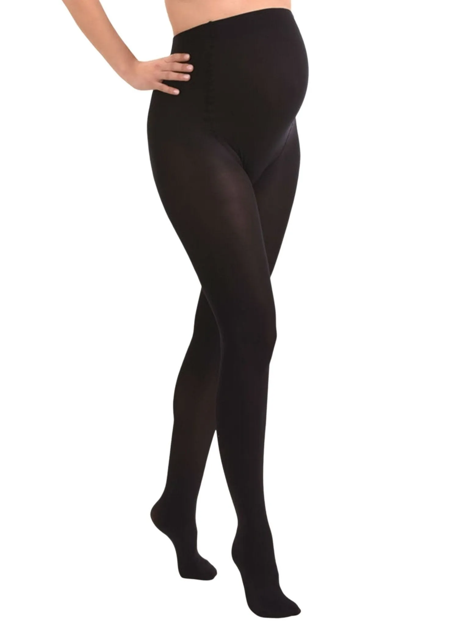 60Den Maternity Tights - Black