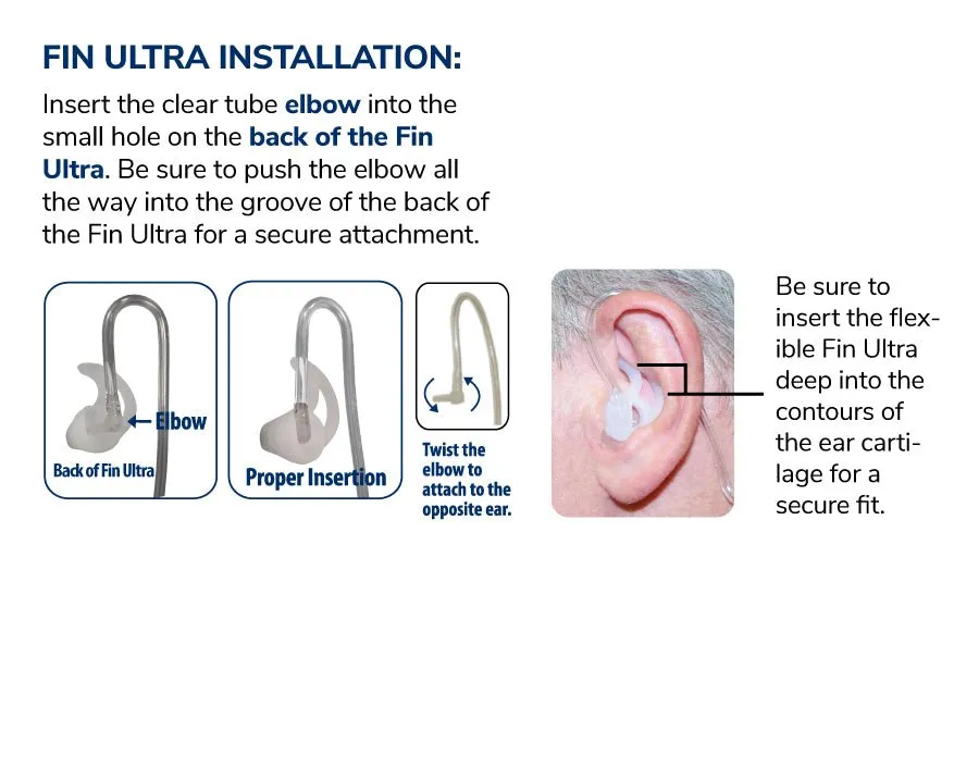 Acoustic Tube Fin Ultra - All Day Comfort