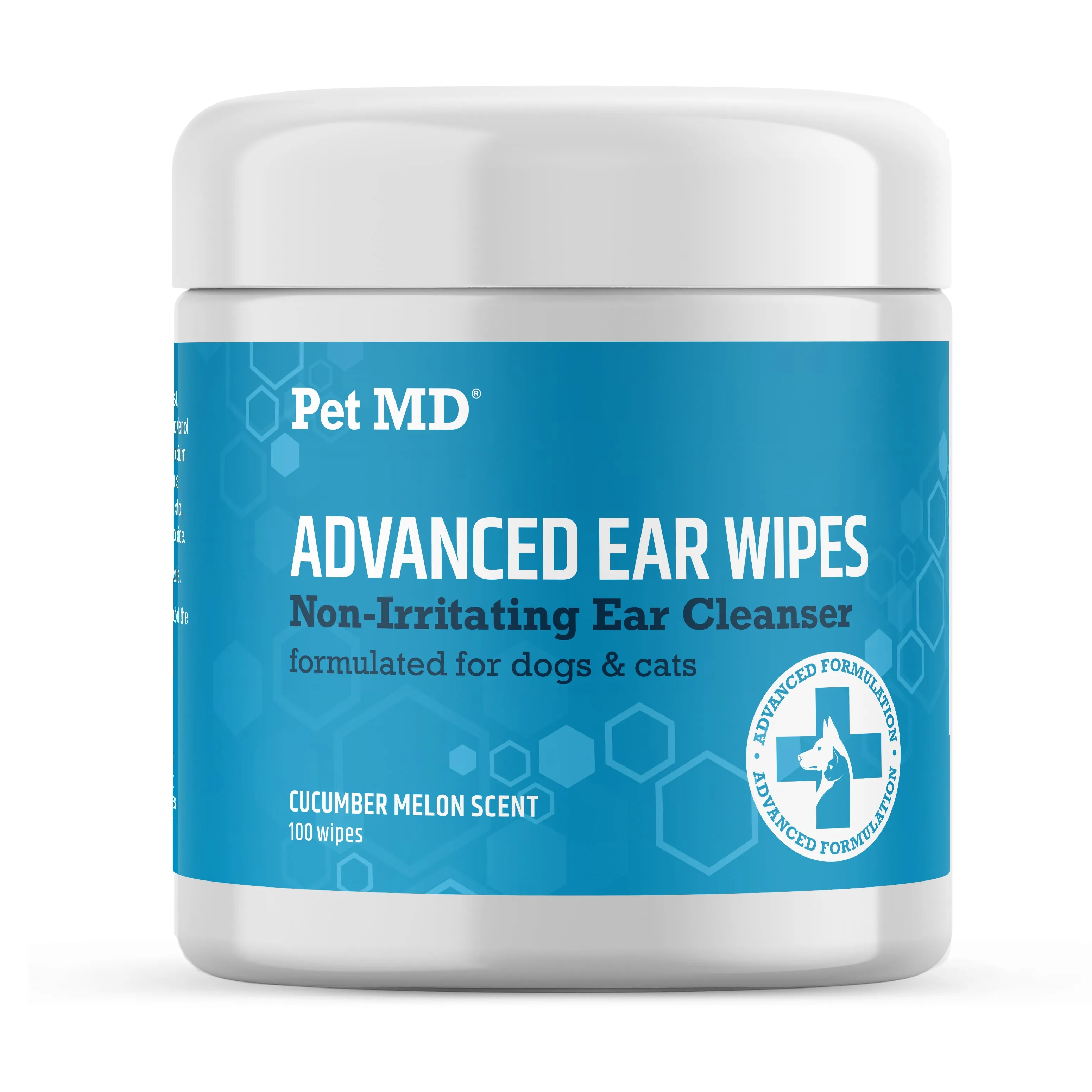 Advanced Ear Wipes for Dogs & Cats - 100 Count