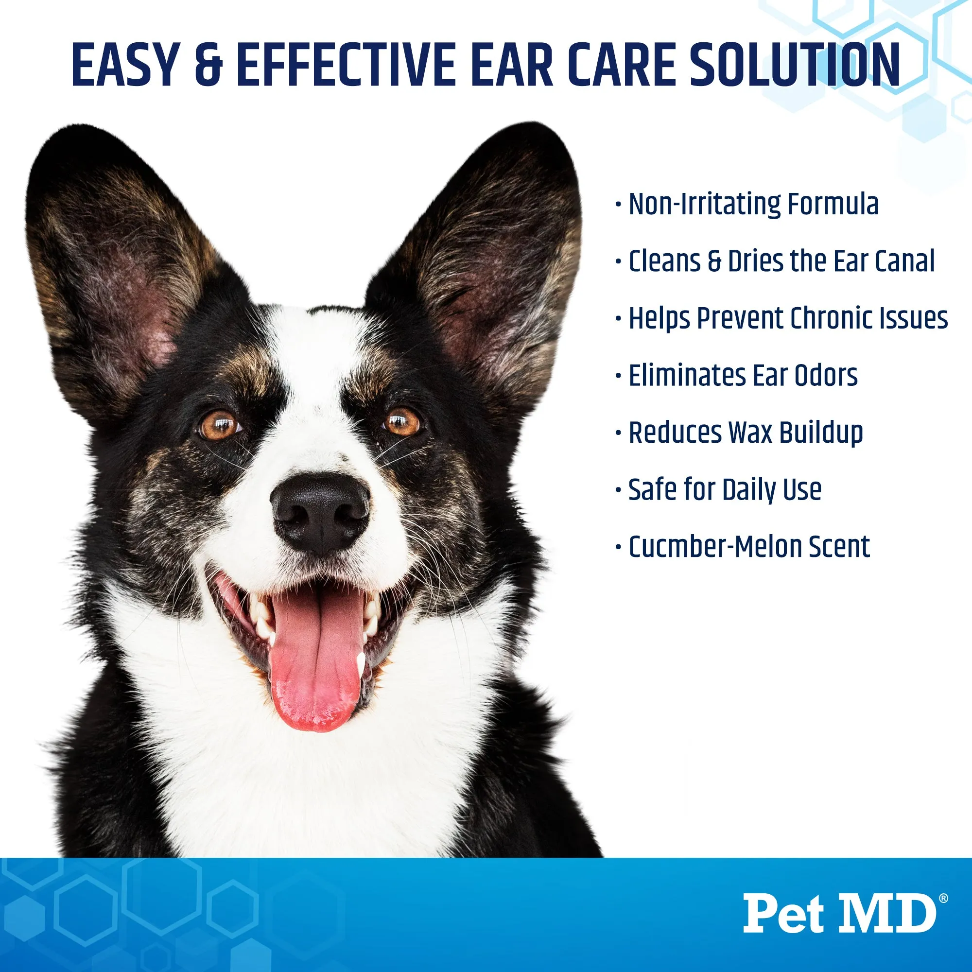 Advanced Ear Wipes for Dogs & Cats - 100 Count