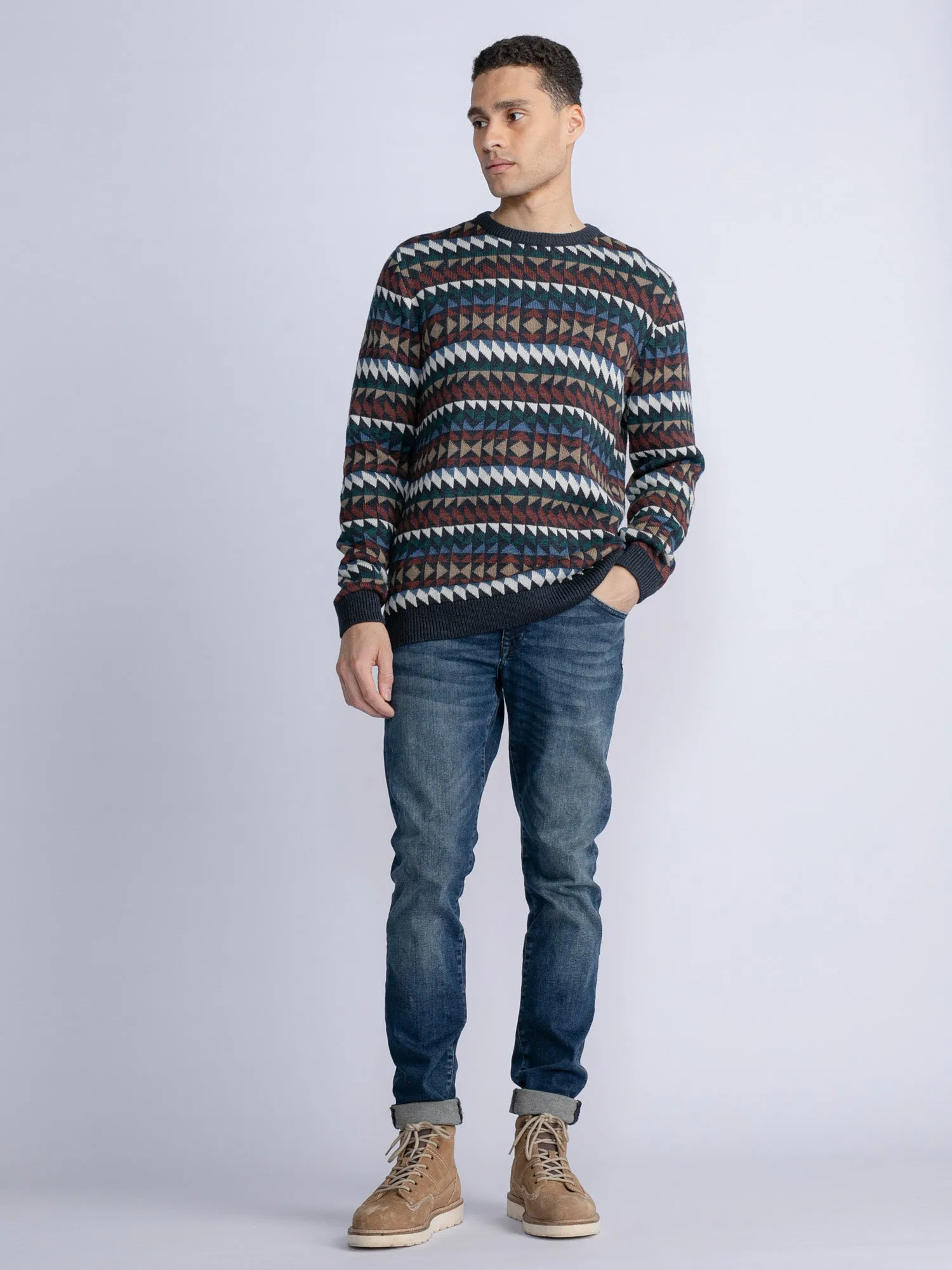 All-over print pullover Sparta