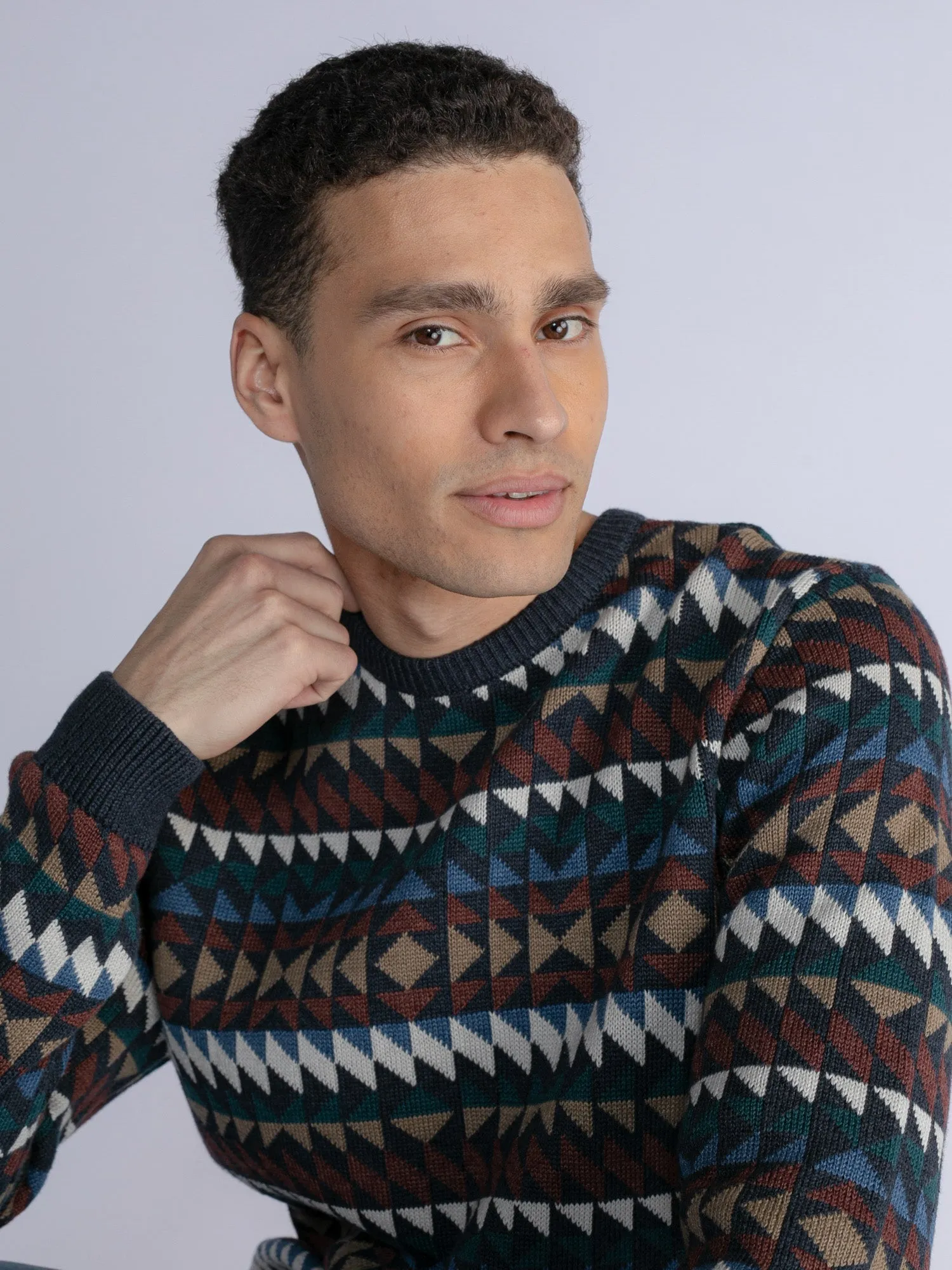 All-over print pullover Sparta