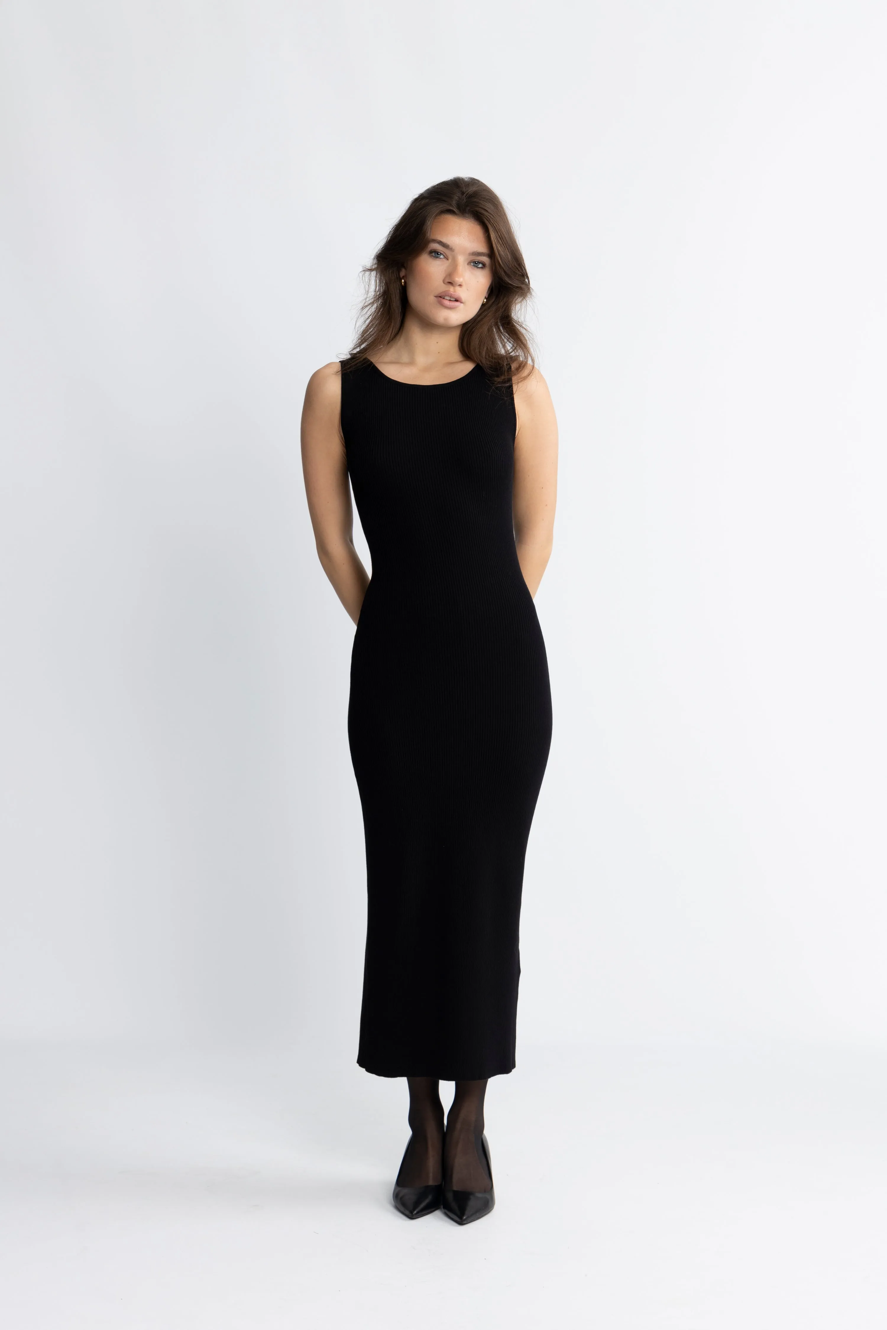 Anni Knit Dress - Black