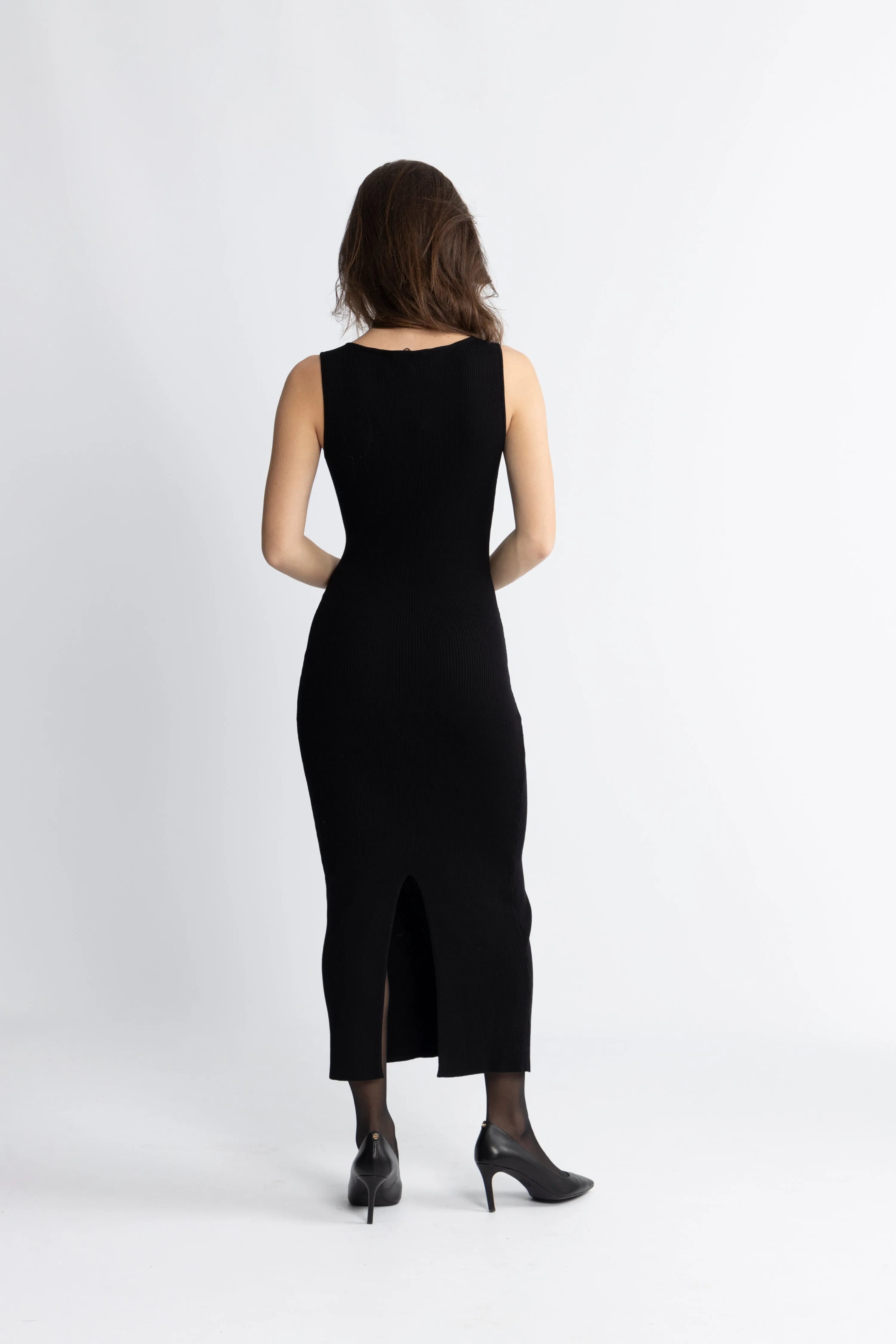 Anni Knit Dress - Black