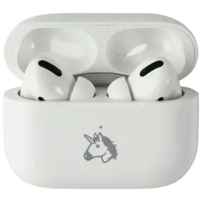 Apple AirPods Pro with Charging Case - White/Custom Unicorn Design (A2190)