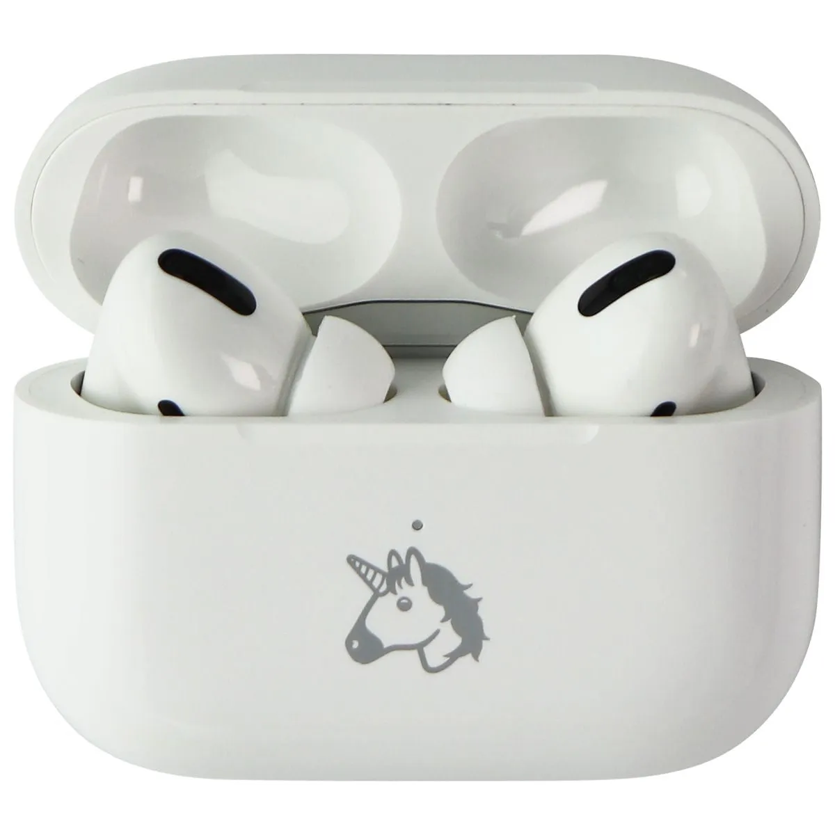 Apple AirPods Pro with Charging Case - White/Custom Unicorn Design (A2190)