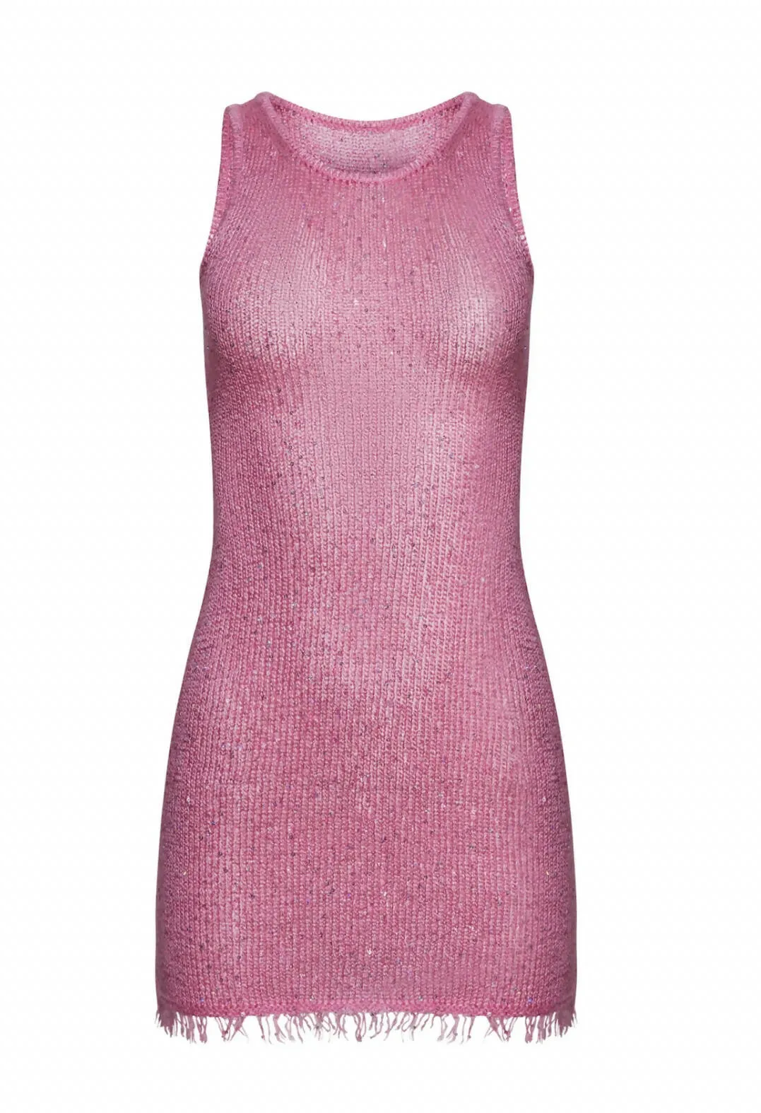 Asta Resort Natalia Mini Dress in Pink Sequin