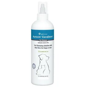 Aurocin CeraDerm Ear Cleanser for Dogs & Cats