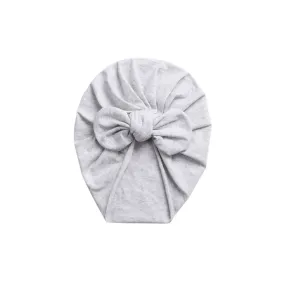 Baby Bunny Ear Turban in Grey