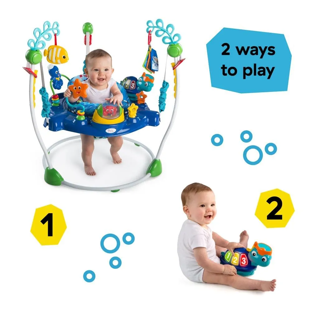 Baby Einstein Neptune's Ocean Discovery Activity Jumper, Ages 6 months  , Max weight 25 lbs., Unisex