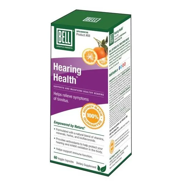 Bell - #68 hearing health - 60 vcaps