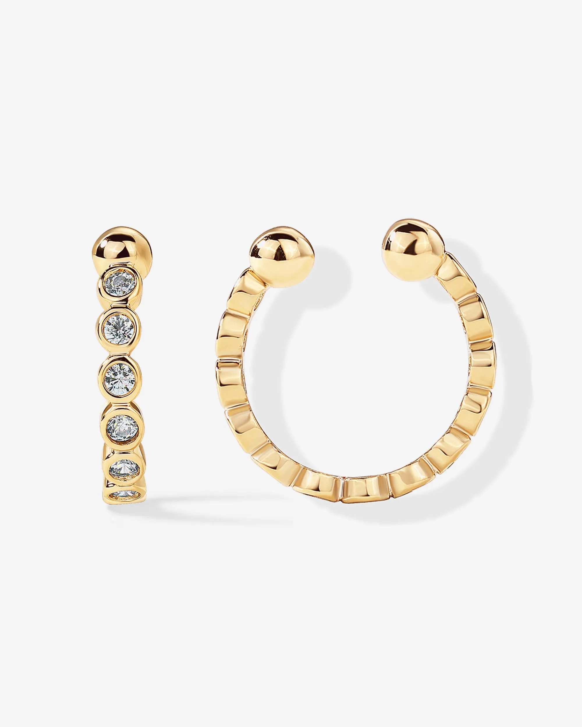 Bezel Ear Cuffs