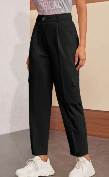 Black Tailored Trousers