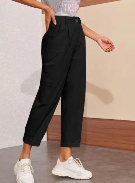 Black Tailored Trousers