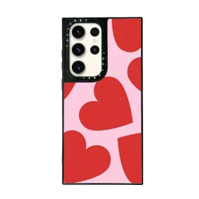 Bold Hearts Designer Samsung S23 Ultra Case Cover