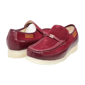 British Walkers Power Plus Men's Elegant Crepe Sole Leather and Suede Slip Ons