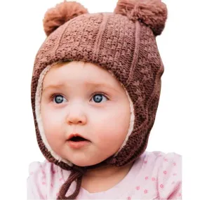 Brown Bear Winter Ear Flap Hat | Jan & Jul