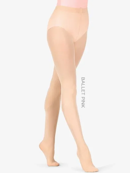 Capezio #1916C, #1916X Girl's Ultra Soft Transition Tights with Self Knit Waistband- OVERSTOCK SALE