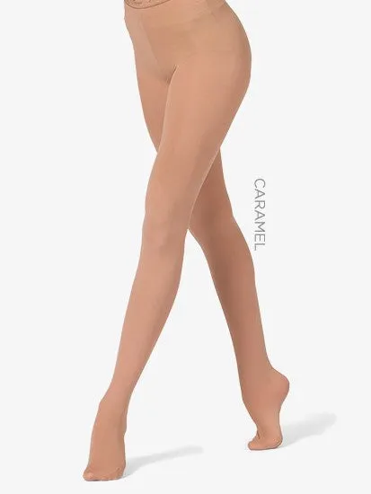 Capezio #1916C, #1916X Girl's Ultra Soft Transition Tights with Self Knit Waistband- OVERSTOCK SALE