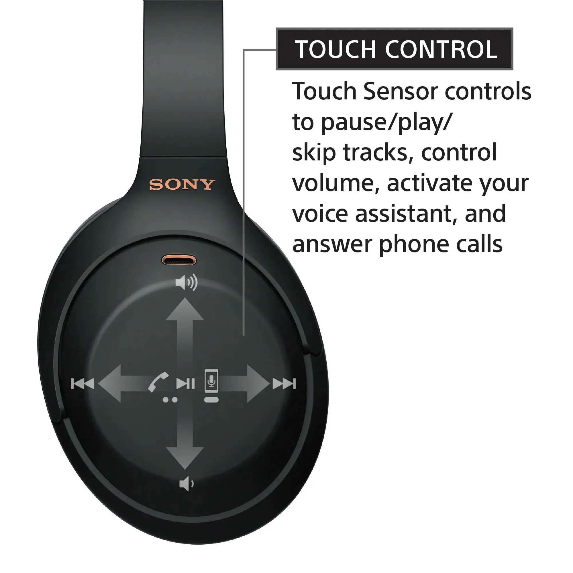 Certified Refurbished - Sony WH-1000XM4 Wireless Noise-Cancelling Over-the-Ear Headphones - Black