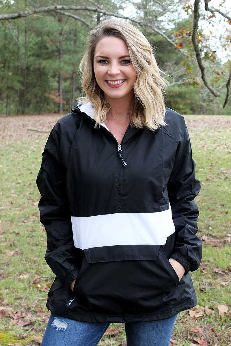 Charles River Classic Striped Pullover, Black and White (Wholesale Pricing N/A)