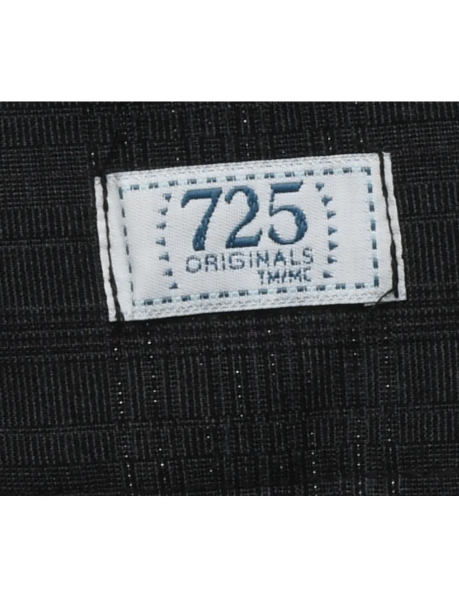 Checked  Grey Trousers - W32 L33