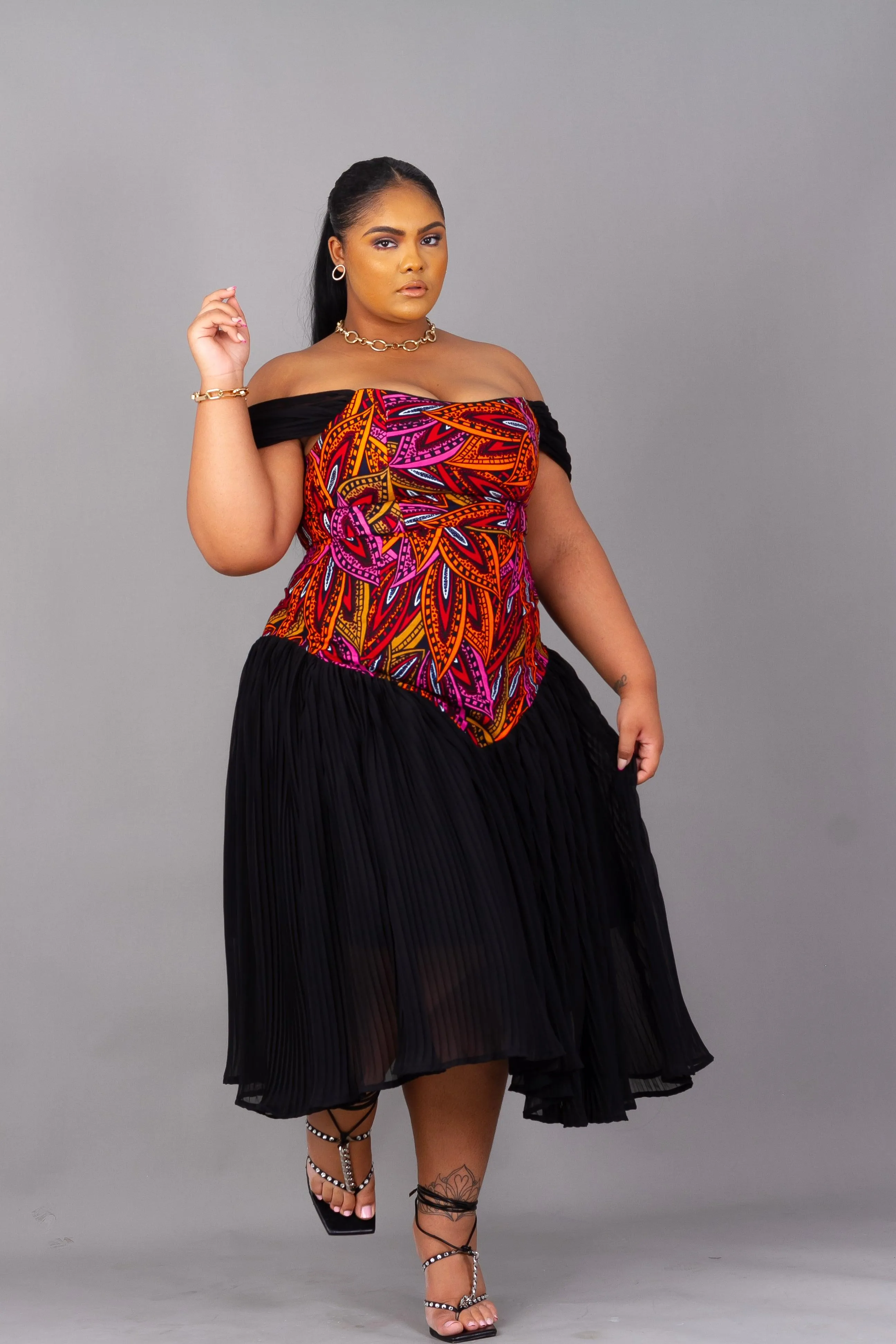 Chika African Print Dress | Amazin Apparels