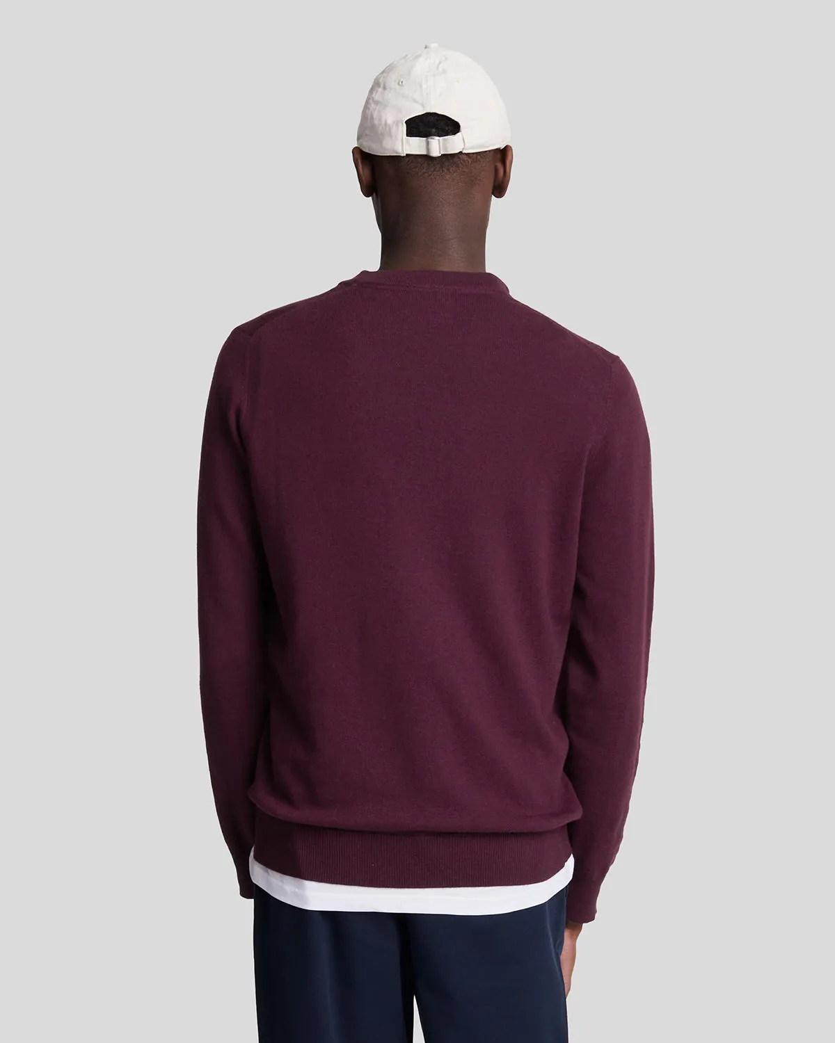 Cotton Merino Crew Neck Jumper