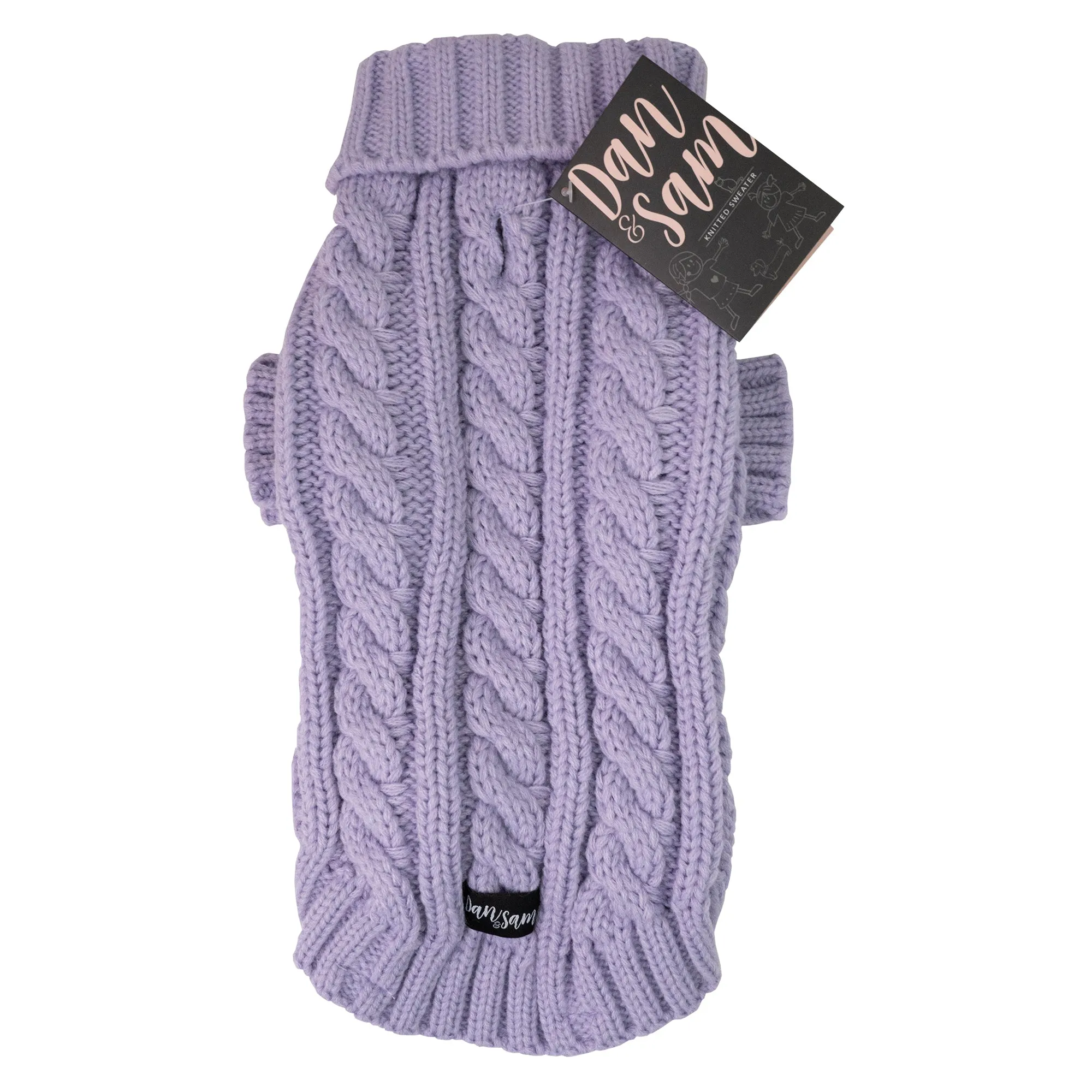 Dan & Sam - Knitted Sweater (Lavender) - 16cm