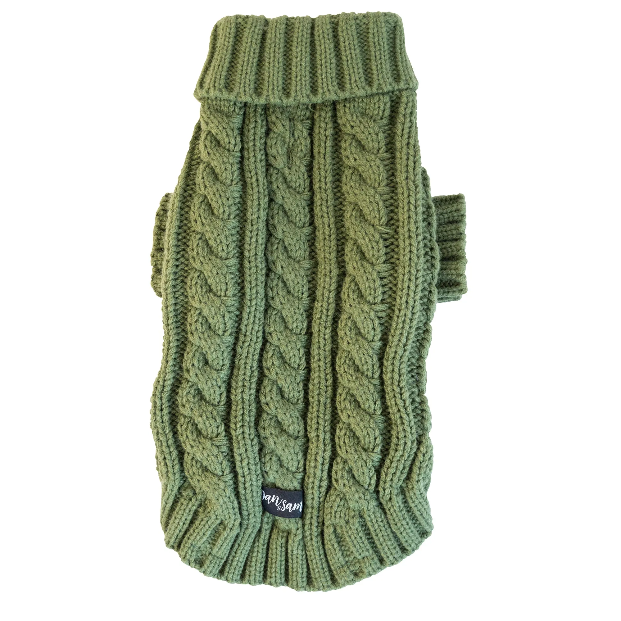 Dan & Sam - Knitted Sweater (Olive Green) - 25cm