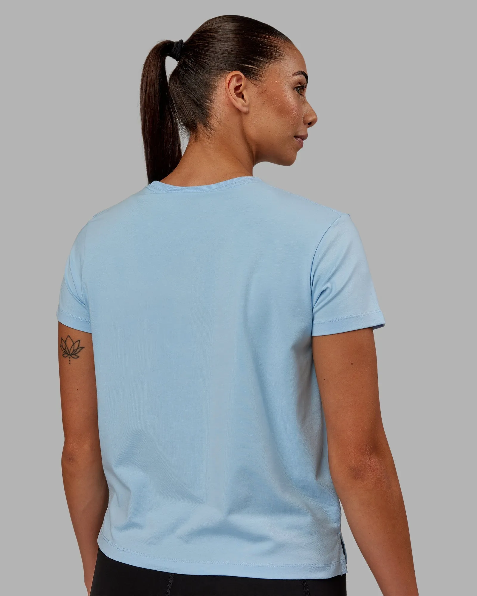 Deluxe PimaFLX Tee - Glacial Blue