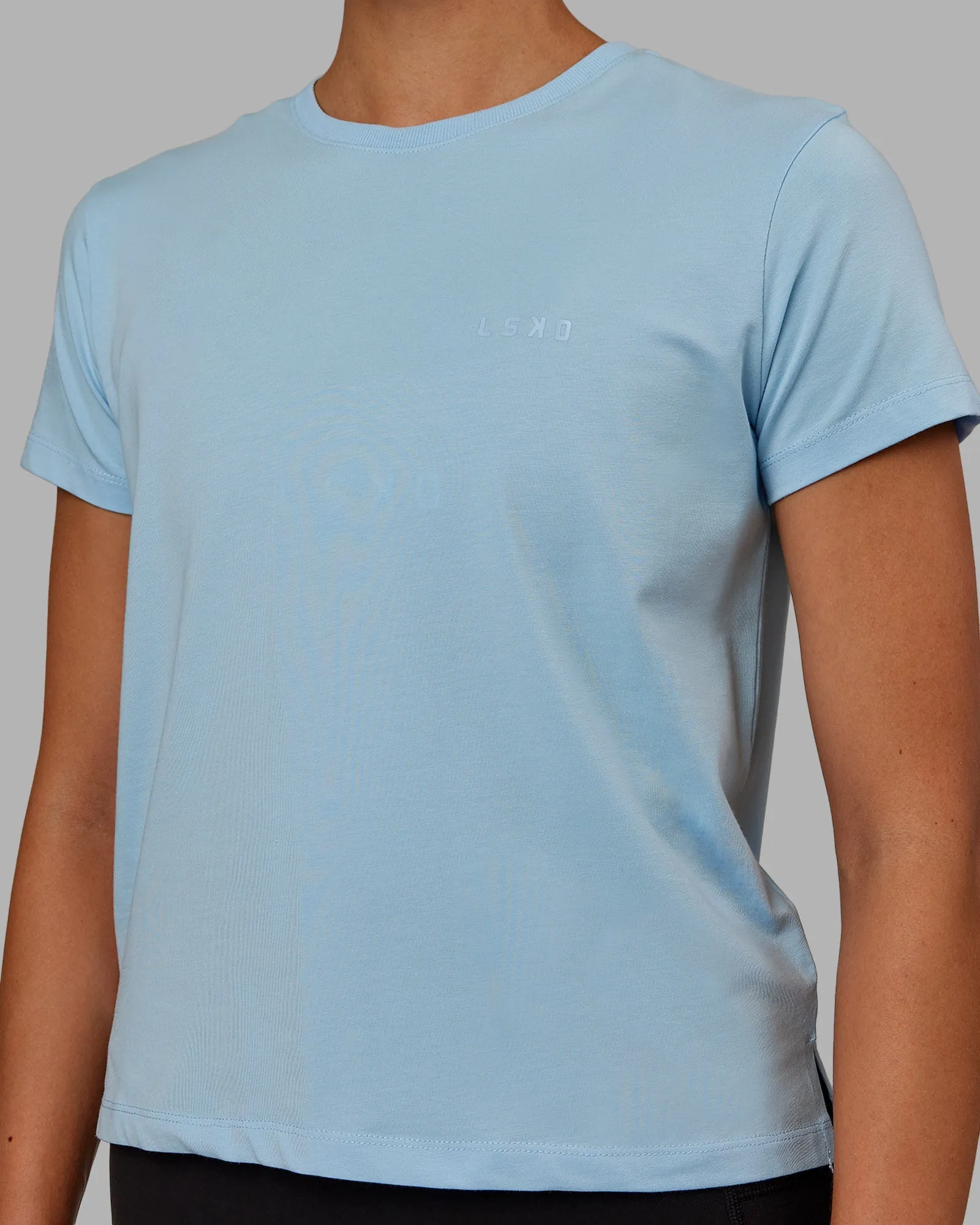 Deluxe PimaFLX Tee - Glacial Blue