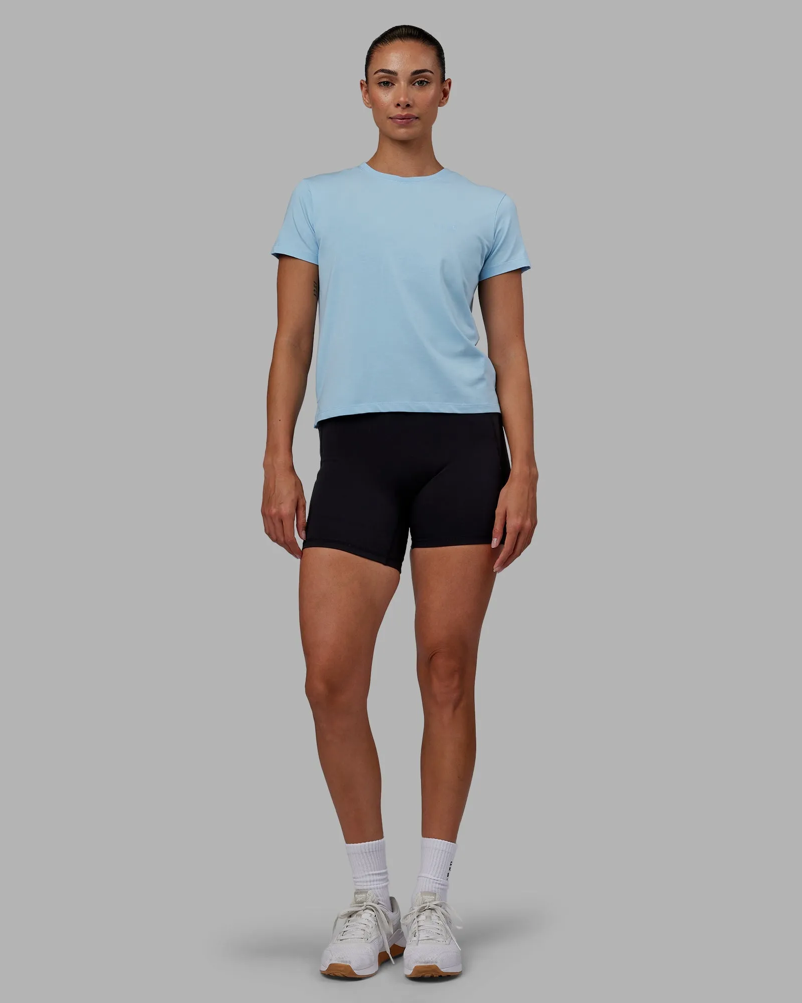 Deluxe PimaFLX Tee - Glacial Blue