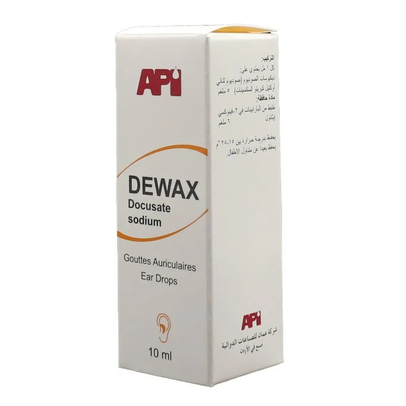 Dewax Ear Drops 0.5 % 10 ML