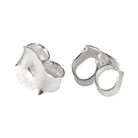 Ear Nuts/Ear Backs in Sterling Silver 4.5x0.20mm thick