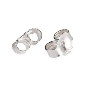 Ear Nuts/Ear Backs in Sterling Silver 4x0.25mm thick