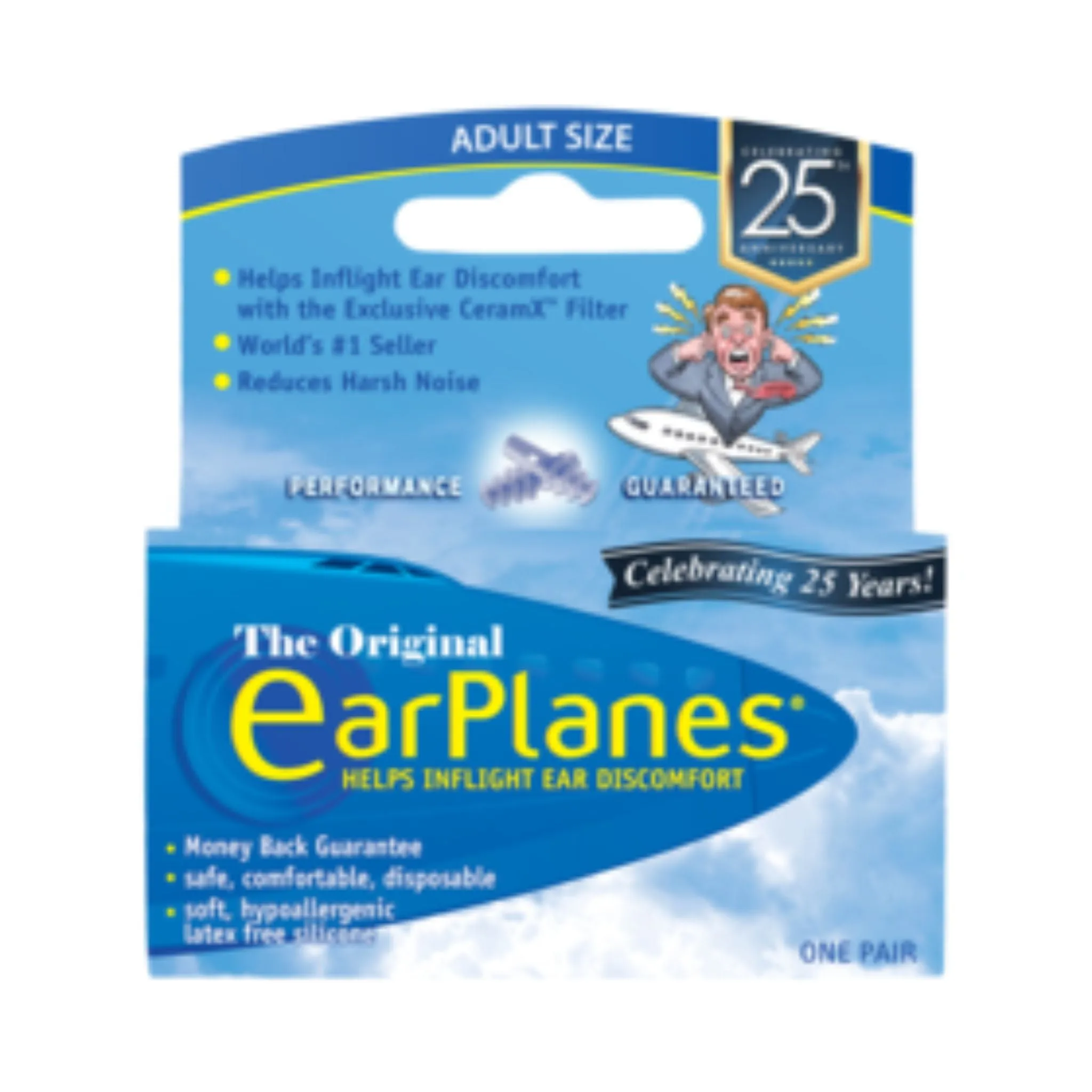 EarPlanes Travel Earplugs