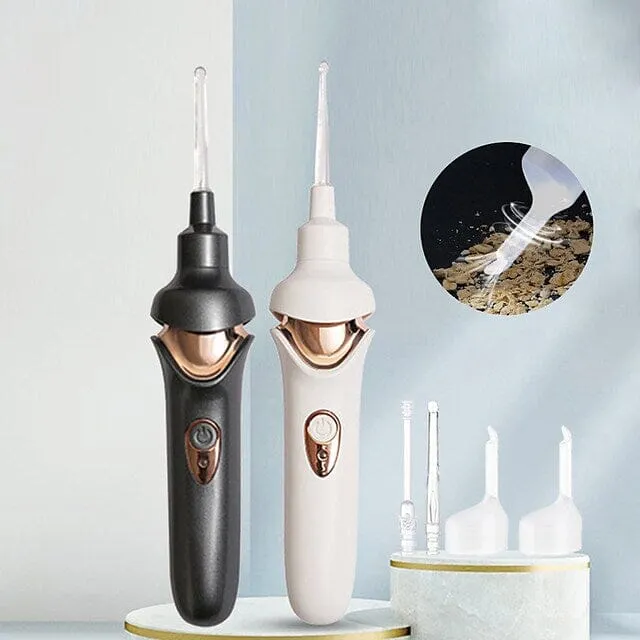 Electric Ear Cordless Safe Vibration Painless Vacuum Ear Wax Pick Cleaner Remover Spiral