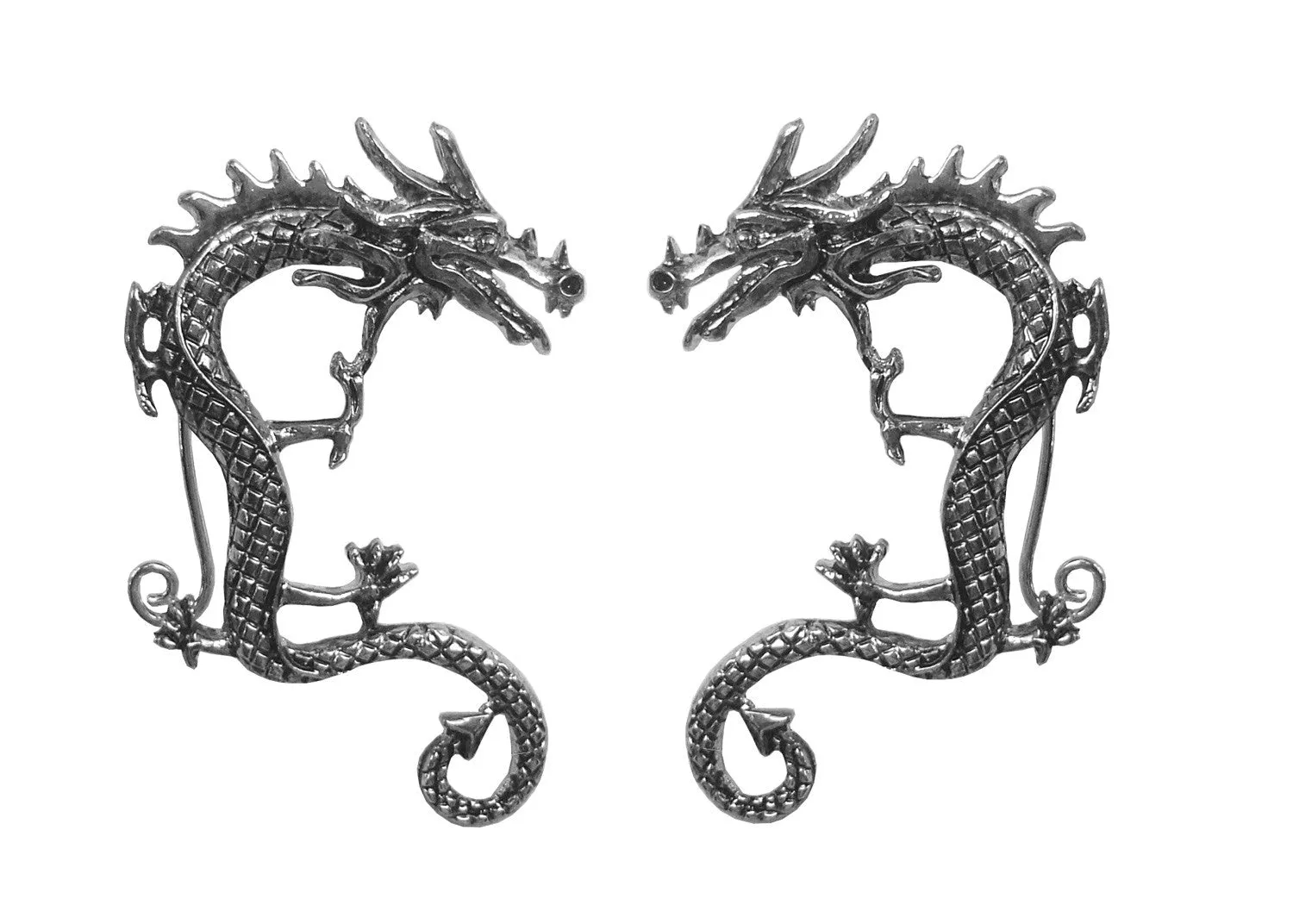 Elf Cuff Dragon - Silver