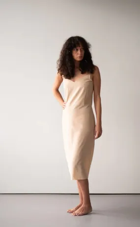 Emma Silk Slip | Beige