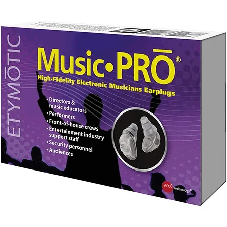 Etymotic Music•PRO High-Fidelity Electronic Musicians Earplugs