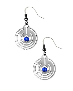 Frank Lloyd Wright April Showers II Earrings - Blue