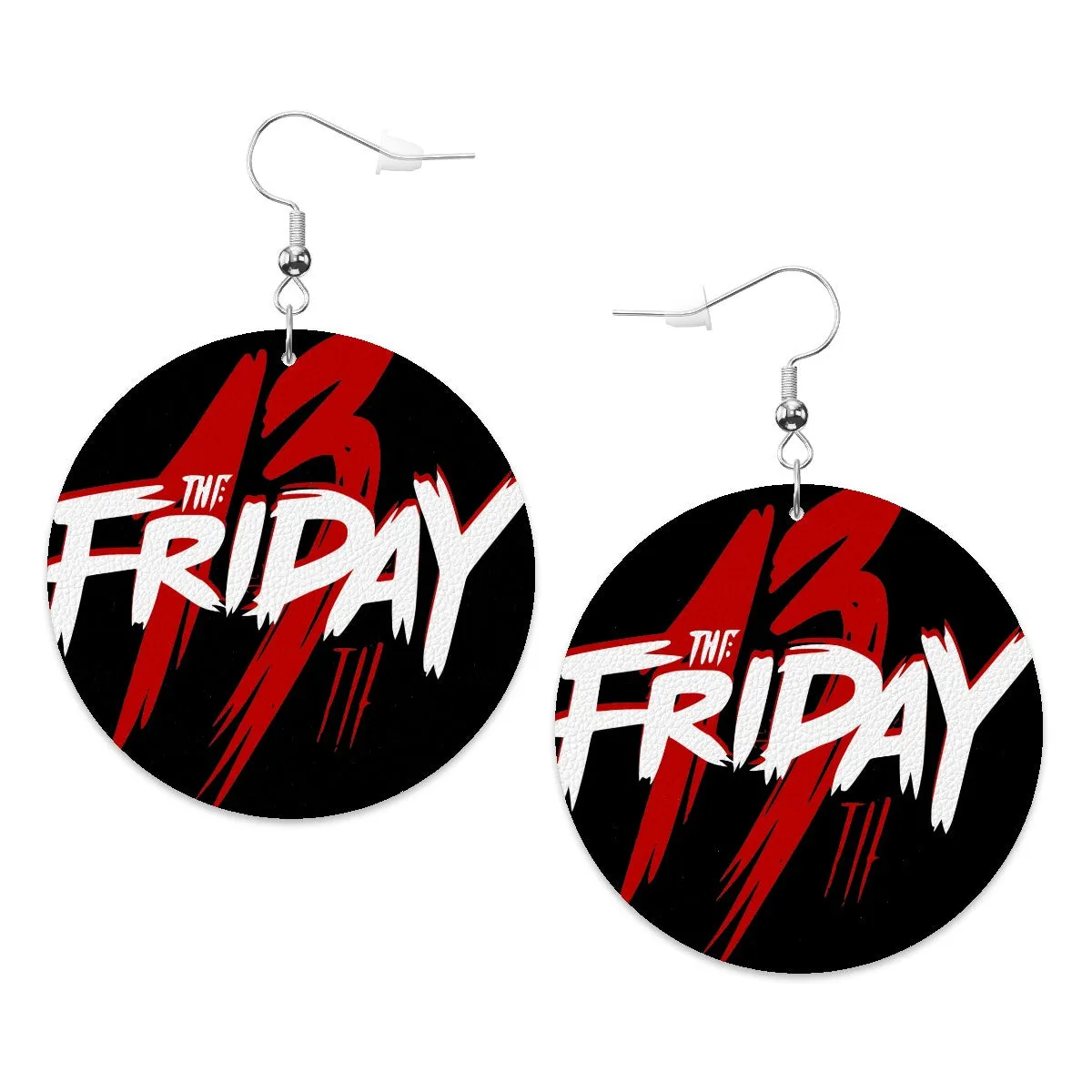 Friday the 13th Circle Drop Earrings