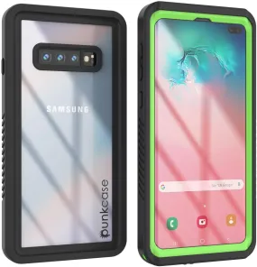 Galaxy S10  Plus Water/Shockproof Screen Protector Case [Light Green]