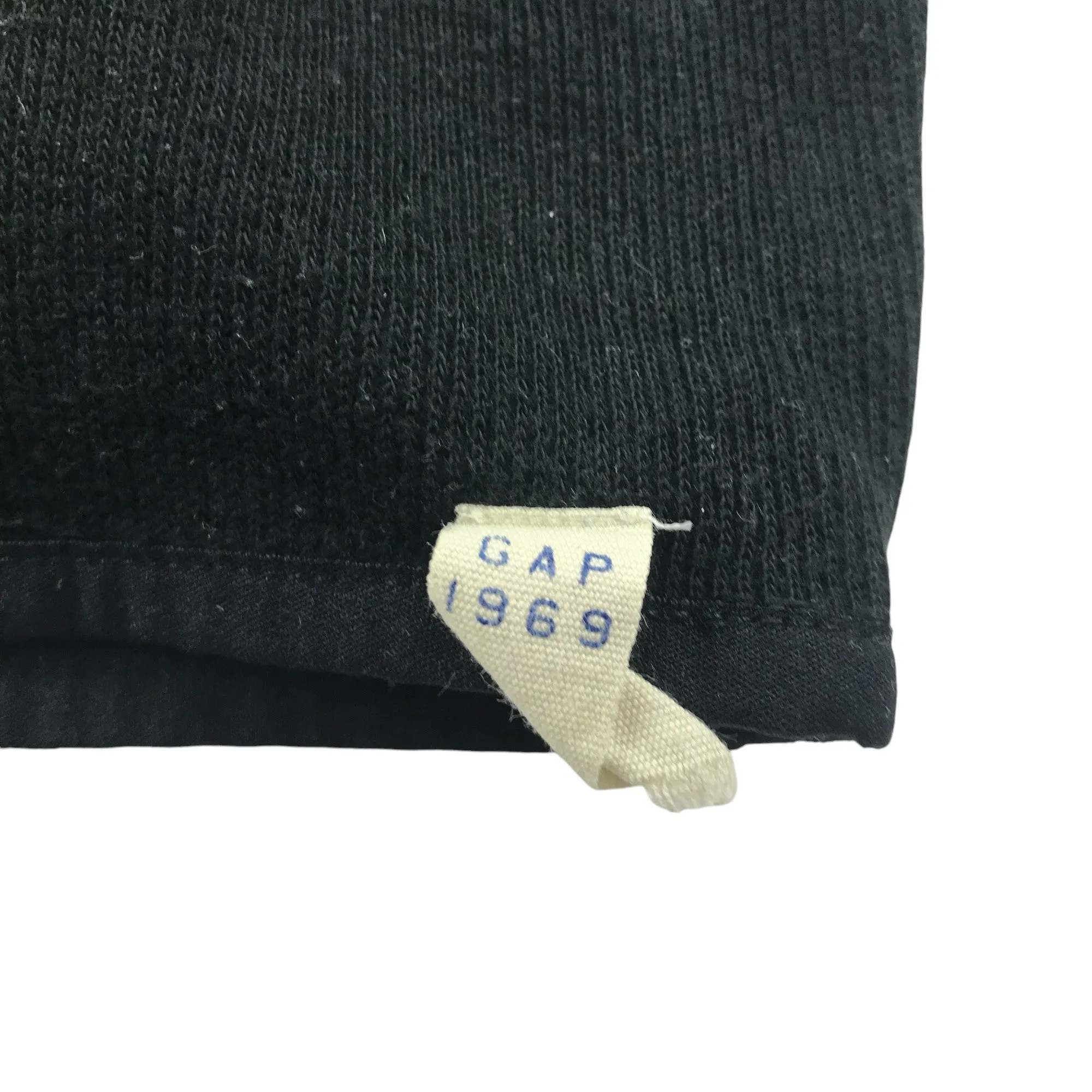 GAP jumper 8-9 years black and red panelled mock neck cotton